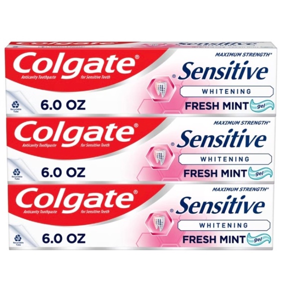 Colgate Sensitive Toothpaste Maximum Strength with Whitening - Fresh Mint Gel - - Picture 8 of 8